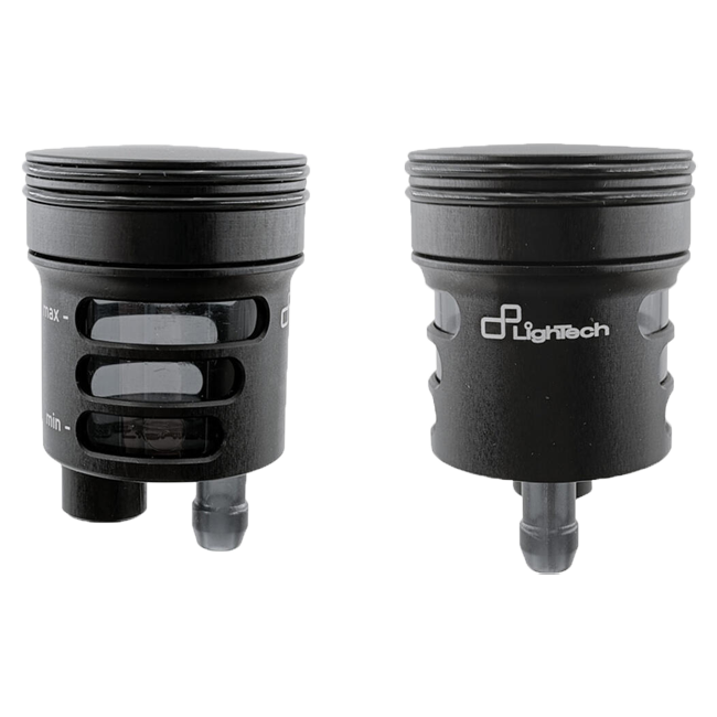 LighTech 16 cm³ CNC aluminium brake and clutch fluid reservoir in anodised colour finish