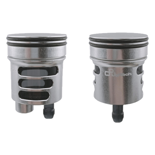 LighTech 16 cm³ CNC aluminium brake and clutch fluid reservoir in anodised colour finish