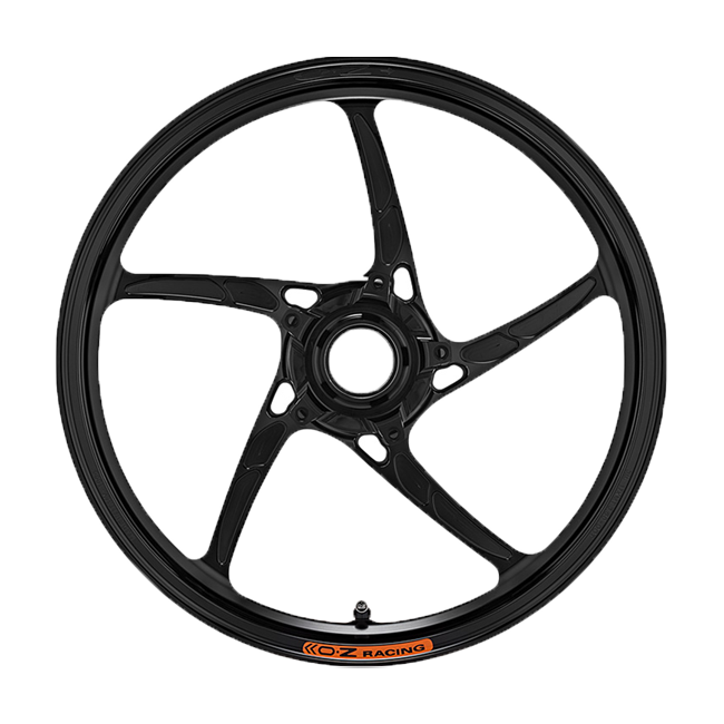 OZ Piega forged aluminium front wheel for Aprilia RSV4 in anodised finish