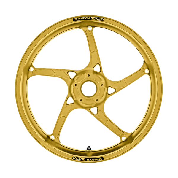 OZ Piega R forged aluminium rear wheel for Aprilia RSV4 2009-2016 in techno black anodised finish