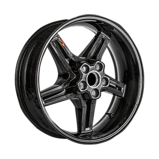 BST Rapid Tek carbon rear wheel for Aprilia RSV4 1100 Factory 2021–2026