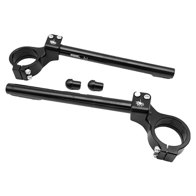 Spider Racing clip-on handlebar offset 25 height +25mm for Aprilia RS 660 2020–2026