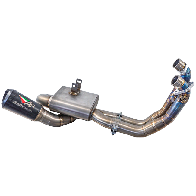 Austin Racing V3 Mini titanium full exhaust system on Aprilia RS 660