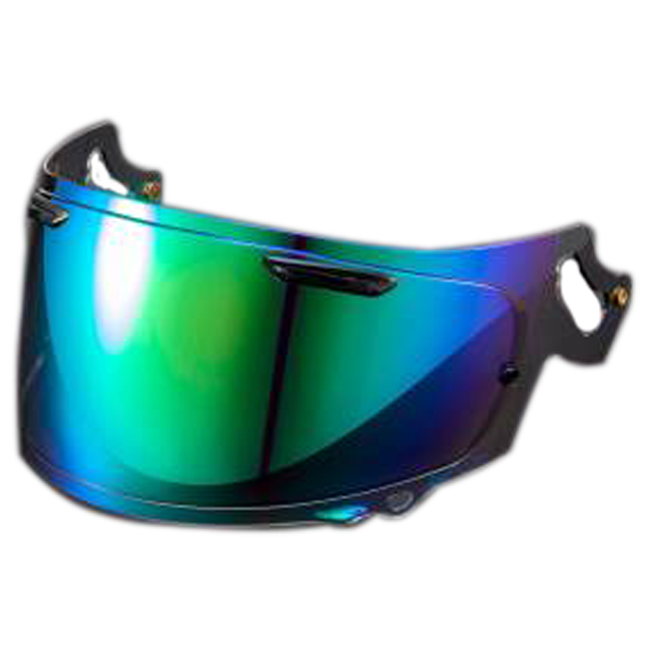Arai VAS-V MV Shield visor for RX-7V Evo in Mirror Green