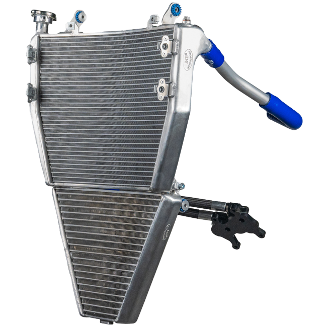 Feel Racing FR.014.KIT racing radiator kit for Ducati Panigale V2 890 — water radiator and oil cooler assembled with silicone hoses