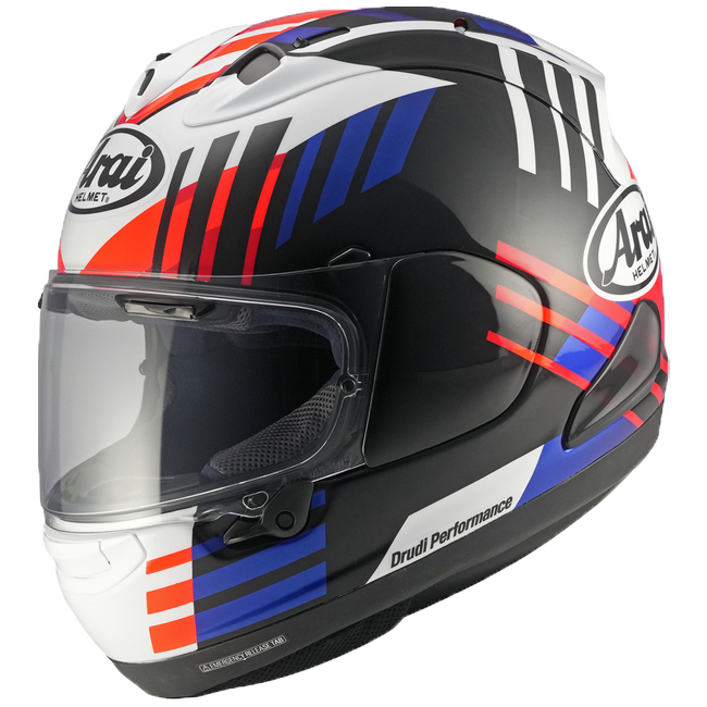 Arai RX-7V Evo full-face helmet in Jonathan Rea SB3 2025 Replica gloss livery