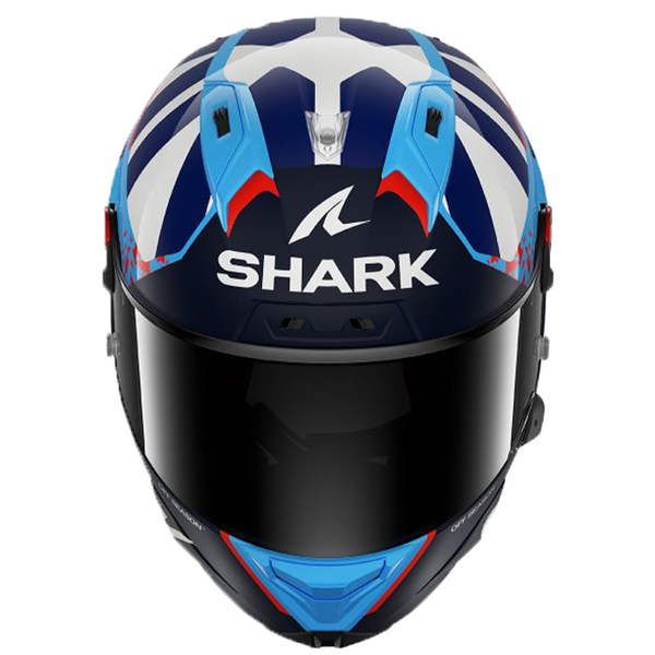 Shark Aeron GP FIM helmet Raúl Fernández Replica 2025 white blue red