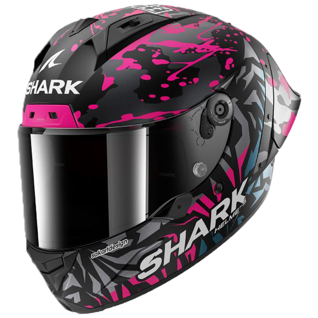 Shark Aeron GP full-face racing helmet Scott Redding Replica 2025 matte blue violet