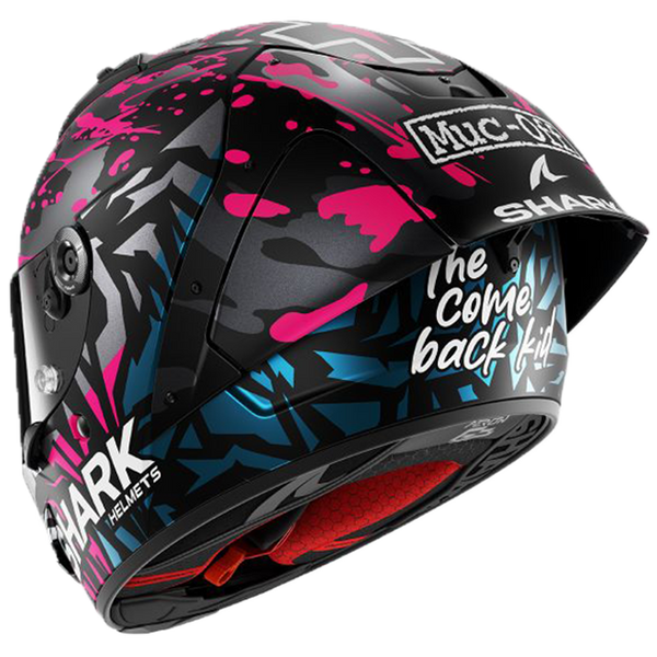 Shark Aeron GP full-face racing helmet Scott Redding Replica 2025 matte blue violet