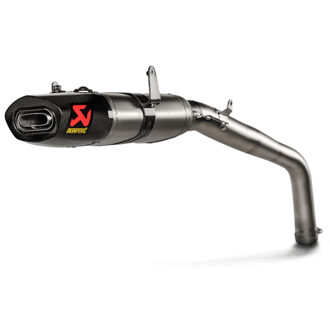 Akrapovic Slip-On Line Titanium silencer with carbon end cap on Honda CBR 600 RR PC69
