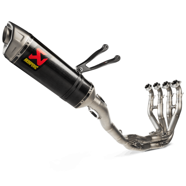 Akrapovic Racing Line stainless steel full exhaust system on Kawasaki ZX-10 R/RR 2021-2025