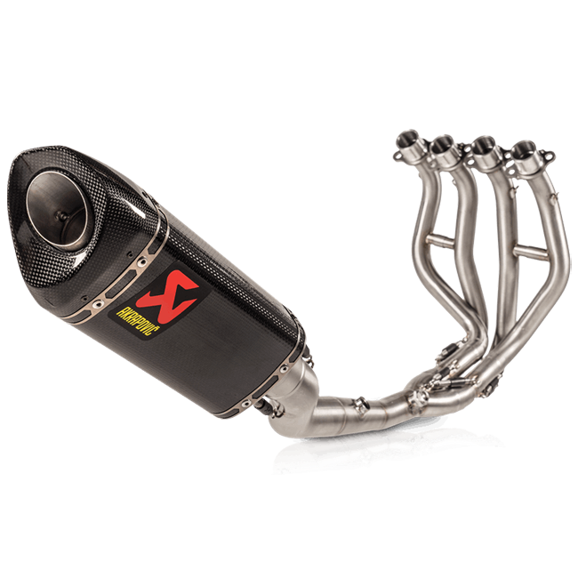 Akrapovic Racing Line stainless steel full exhaust system for Kawasaki ZX-4RR 2023–2026