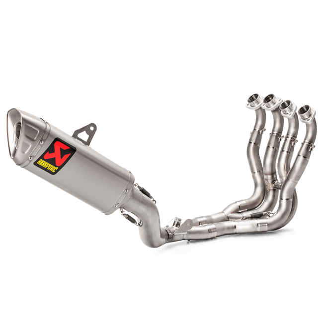 Akrapovic Evolution Line titanium full exhaust system on Suzuki GSX-R 1000 2017-2023