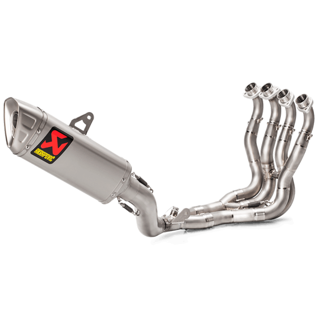 Akrapovic Racing Line stainless steel full exhaust system on Suzuki GSX-R 1000 2017-2026