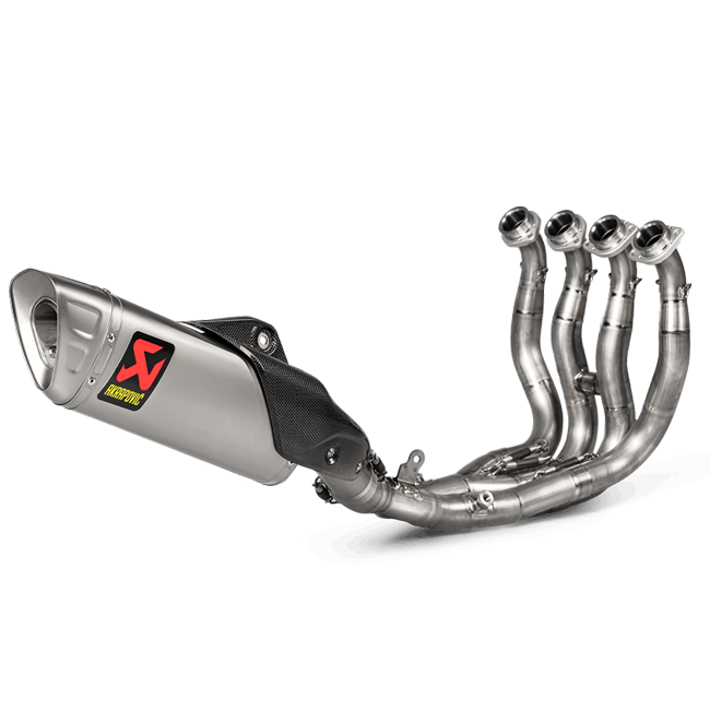Akrapovic Evolution Line titanium full exhaust system for Yamaha YZF-R1/M 2015-2026