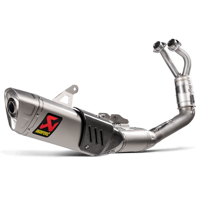 Akrapovic Racing Line stainless steel and titanium full exhaust system for Yamaha YZF-R7