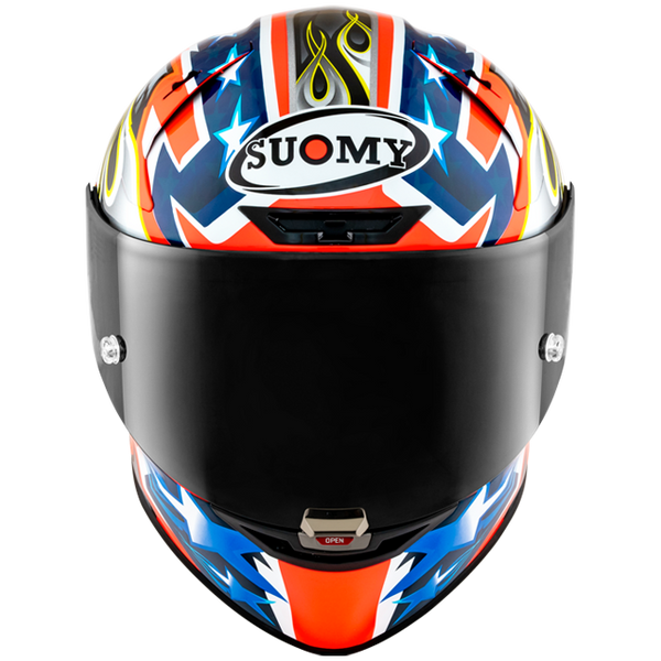 Suomy SR-GP Evo full-face racing helmet in Glory Race livery