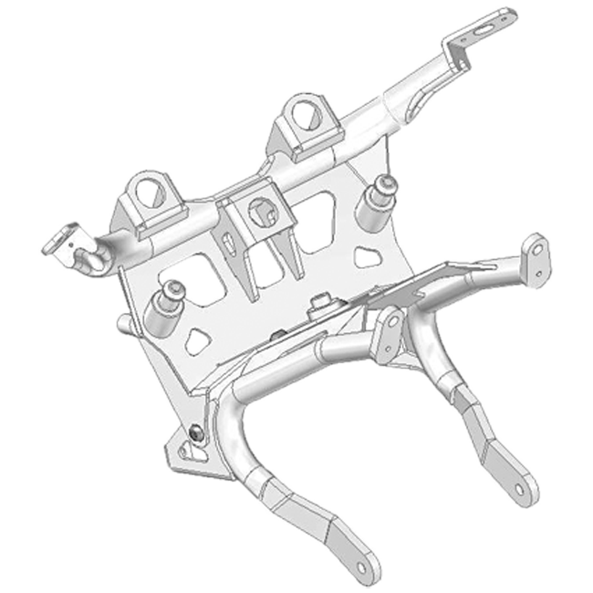 Pierobon SBK aluminium dashboard bracket for Ducati Panigale V4/S/R 2018–2024