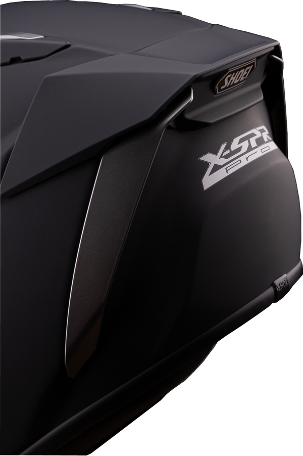 Shoei X-SPR PRO full-face racing helmet in matte black