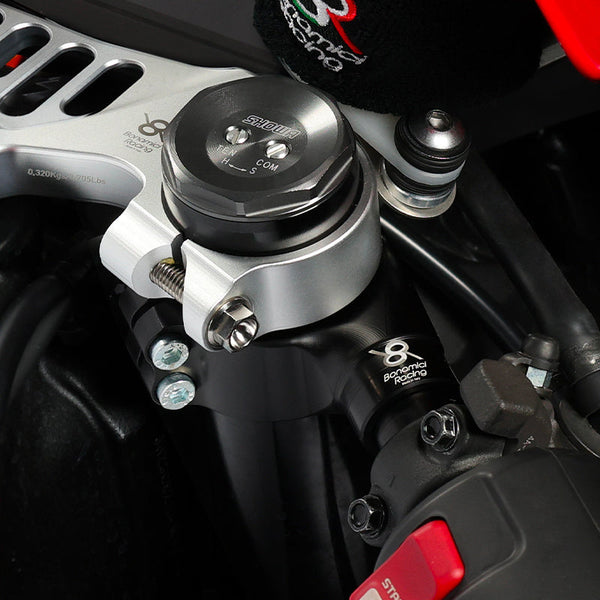 Bonamici Racing SM50B clip-on handlebars for Yamaha YZF-R9 2025-2026, anodised aluminium