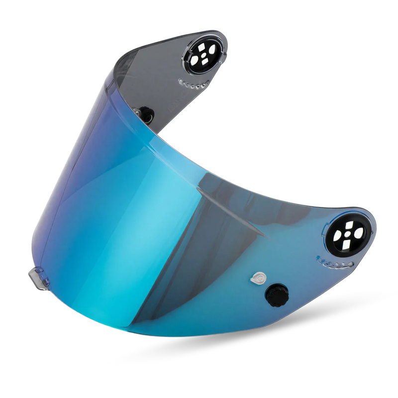Nolan X-804 UC Cosmic Mirror Blue visor for the X-804 RS Ultra Carbon