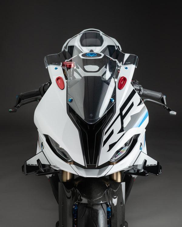 LighTech SPE122 anodised aluminium mirror caps for BMW S1000RR K67