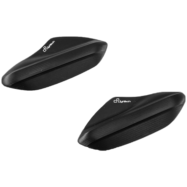LighTech SPE129 CNC aluminium mirror caps for Aprilia RS 660, pair