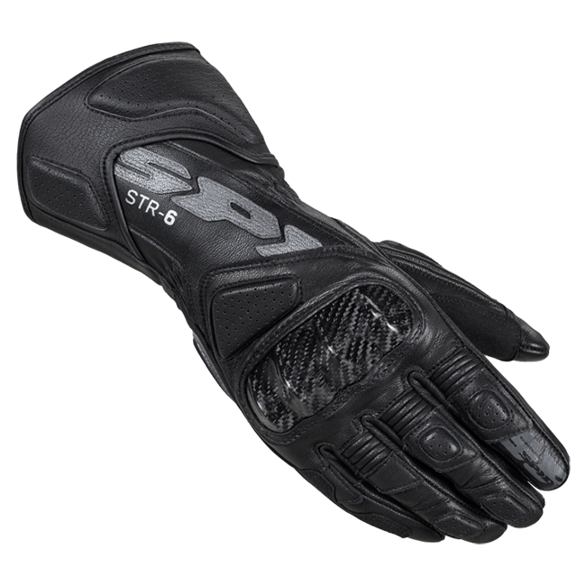 Spidi STR-6 Sport motorcycle leather gloves men's black A221026