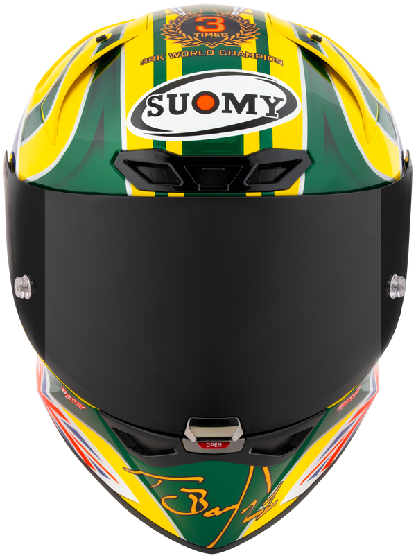 Suomy S1-XR GP full-face helmet in Troy Bayliss Replica 2005 gloss livery