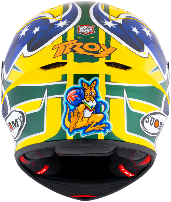 Suomy S1-XR GP full-face helmet in Troy Bayliss Replica 2005 gloss livery