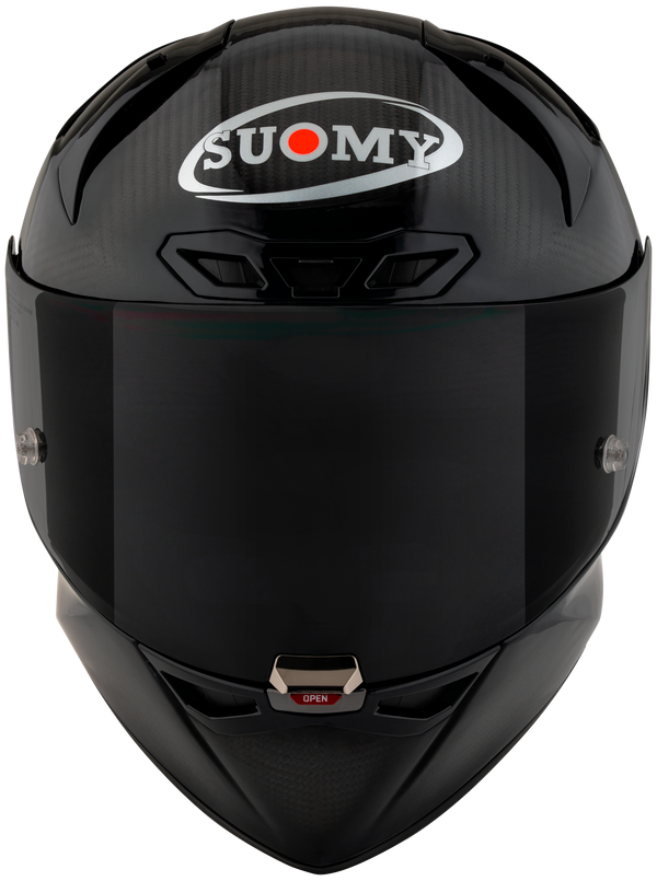 Suomy S1-XR GP full-face helmet in carbon gloss visible carbon finish