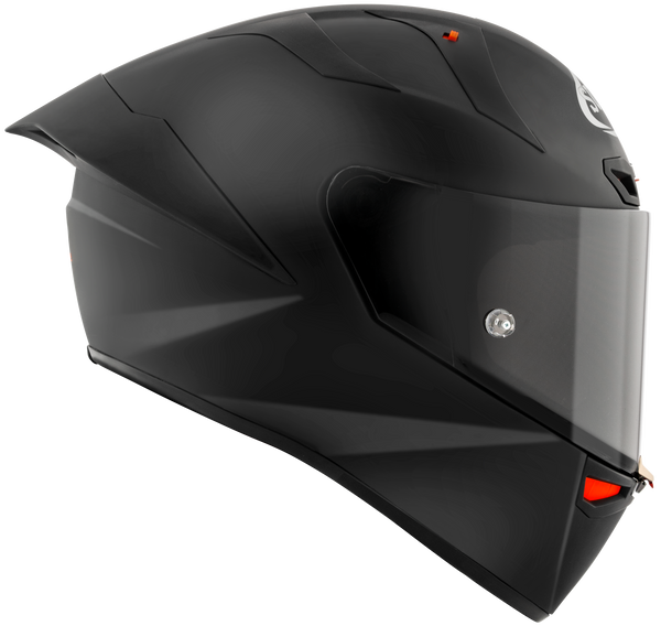 Suomy S1-XR GP full-face race helmet in plain black matt finish