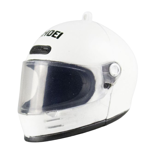 Shoei Keyring – Glamster 06 Helmet Miniature (Off White)