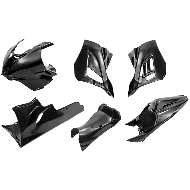 Carbonin complete carbon fairing kit for BMW S1000RR K67 2019-2022, five-piece set