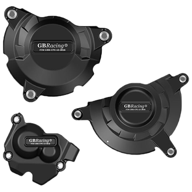 GBRacing engine cover protector complete set for Kawasaki ZX-10 R and ZX-10 RR 2011–2020