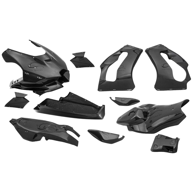 Carbonin complete carbon race fairing kit for Kawasaki ZX-10 R/RR 2021-2026