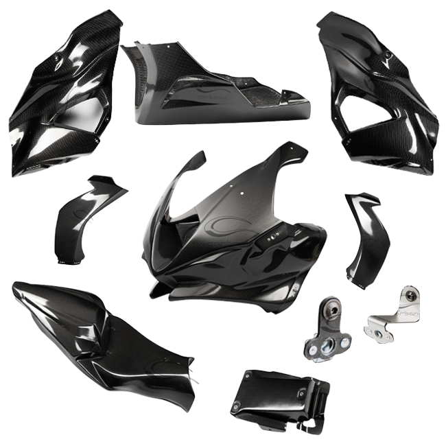 Carbonin Complete Carbon Race Fairing Kit – Kawasaki ZX-6R 636 (2024-2026)