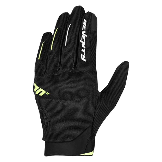 Seventy Degrees Asphalt Urban Summer Gloves – Men – Black / Bright Yellow
