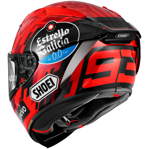 Shoei X-SPR PRO helmet Marc Márquez M.Marquez93 TC-1 Replica 2025 gloss red black white