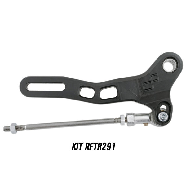 LighTech FTRAP006/W silver rearset system GP-shift Aprilia RSV4 1100 Factory