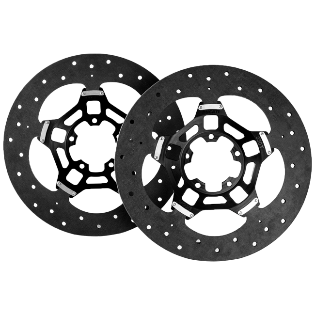 SICOM DMC Carbon-Ceramic T-Drive front brake disc kit 330x6mm for Ducati Panigale V4