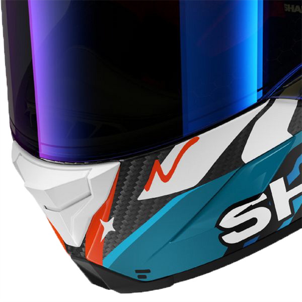 Shark Aeron GP FIM 2 Racing full-face helmet in Speed-Fancy DWB white blue black