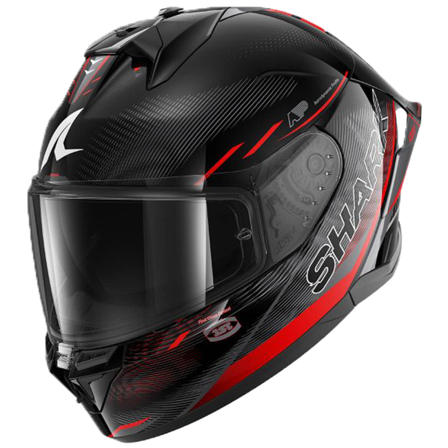 Shark Skwal Cup Speed-Tech KRA full-face helmet in red and anthracite
