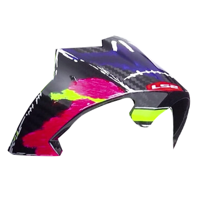 LS2 FF805 Thunder Rear Spoiler – Carbon Replica Aldeguer 25