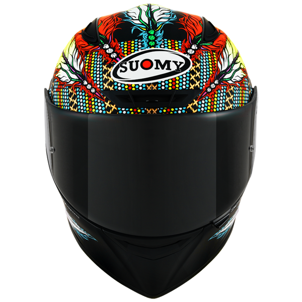 Suomy Track-1 full-face helmet in Chieftain Matte Black finish