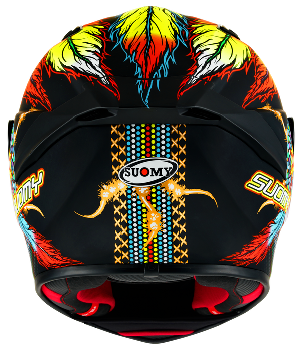 Suomy Track-1 full-face helmet in Chieftain Matte Black finish