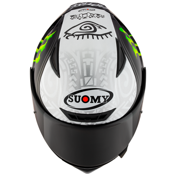 Suomy Track-1 full-face helmet in Francesco Pecco Bagnaia Winter Test 2023 Replica matte livery
