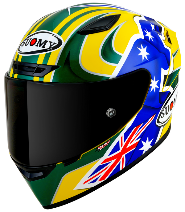 Suomy Track-1 helmet in Troy Bayliss 2005 Replica gloss livery