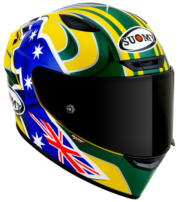 Suomy Track-1 helmet in Troy Bayliss 2005 Replica gloss livery