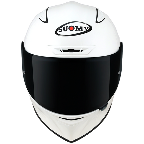 Suomy Track-1 full-face helmet in gloss white, part K6T100W3